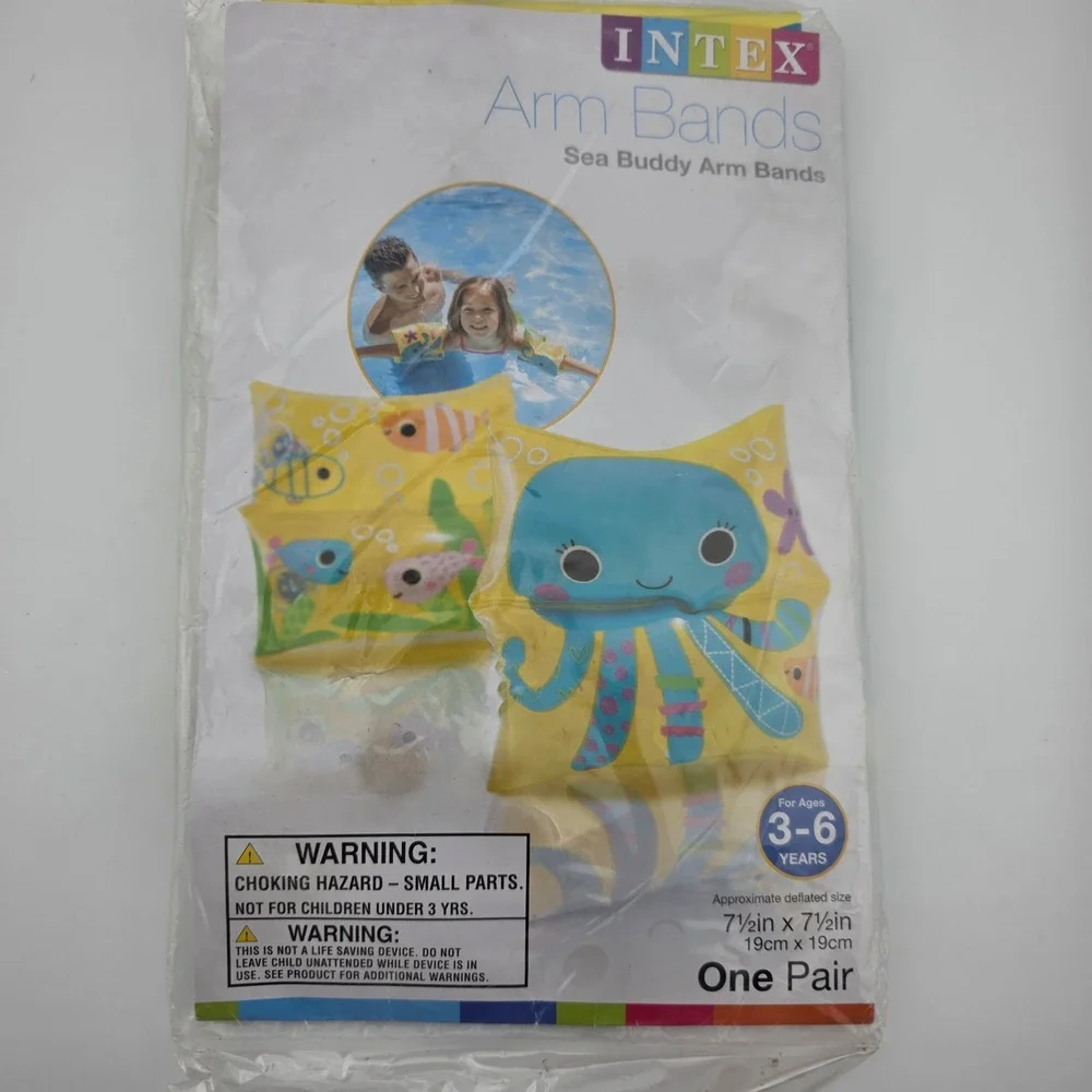 Intex Assorted Arm Bands‎ Bundle 7 Pairs Sea Buddy Mermaid Ages 3-6 New